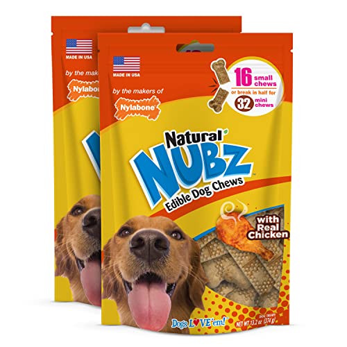 Real Chicken Flavor - These dog bones for small dogs have an irresistible taste that beats standard dental treats for dogs with authentic chicken flavor dogs crave