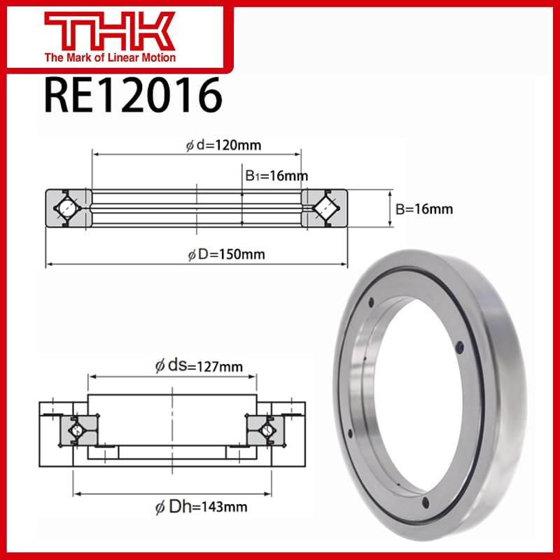 New THK Cross Roller Ring Inner Ring Rotation RE 12016 RE12016 RE12016UUCC0 RE12016UUC0