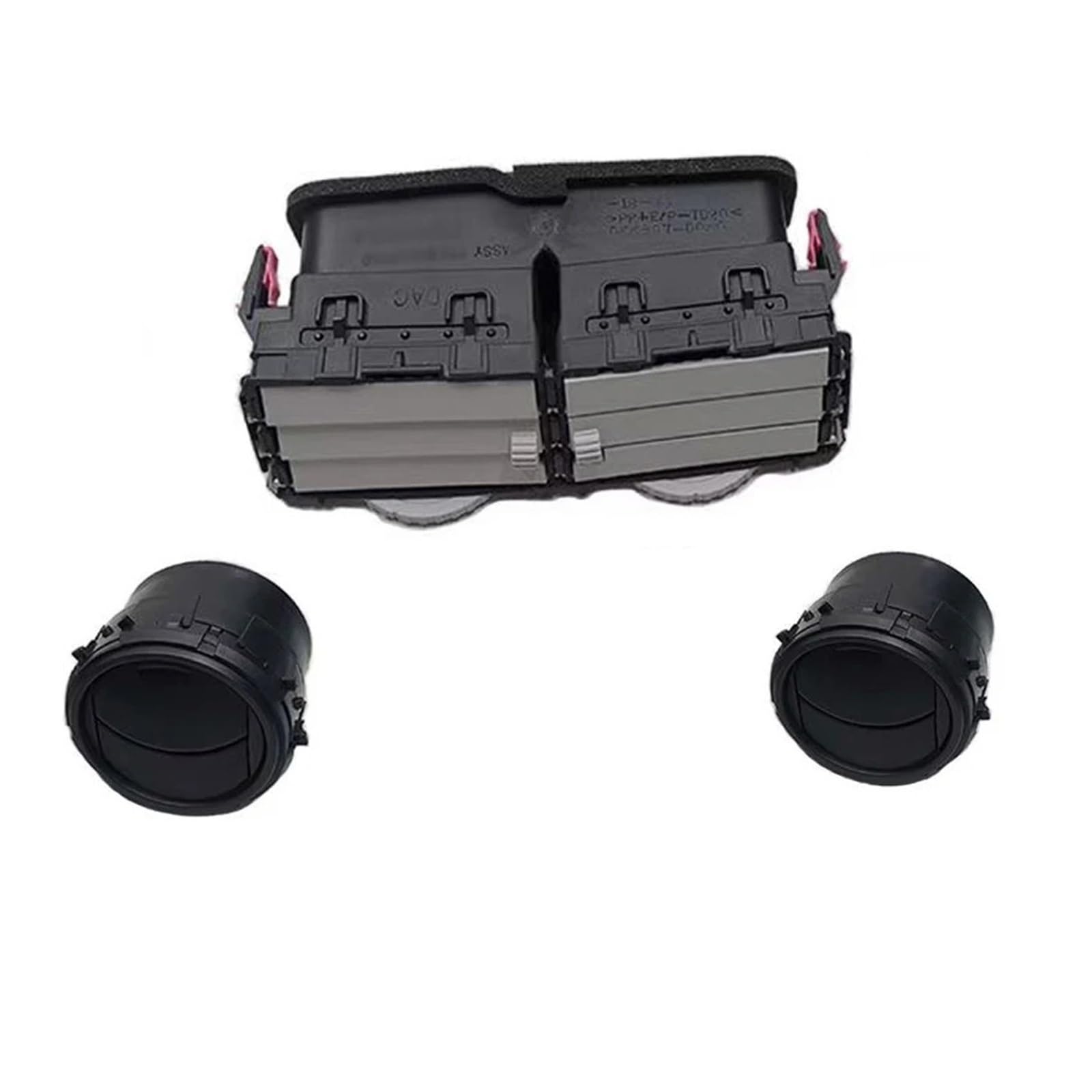 For Toyota For Yaris 2008-2013 Center Dash A/C Outlet Air Vent Panel Cover Replacement Dashboard Instrument Car Air Conditioning Vent(A-3 pcs)
