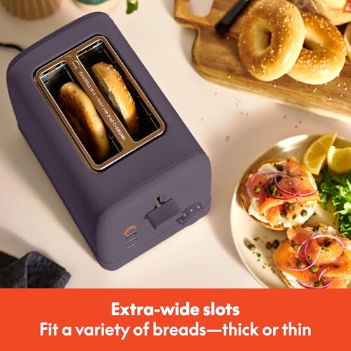 image for bella 2 Slice Toaster, 6 Setting Shade Control w Reheat, Cancel, Bagel