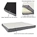 Orthopedic Dog Bed - 2-Layer 44x35-Inch Memory Foam Pet Mattress with Machine-Washable Sherpa Cover for Large Dogs up to 100lbs by PETMAKER (Gray)