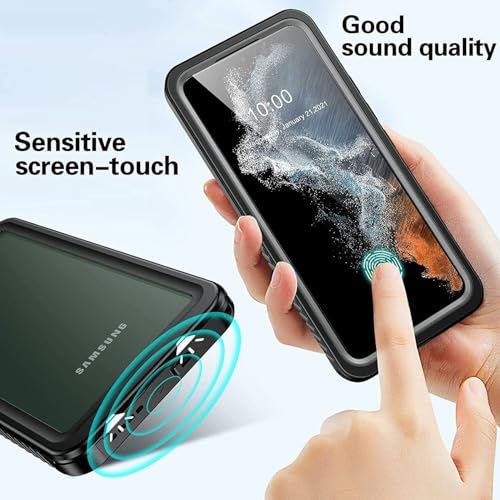 Coque Samsung Note 20 Ultra silicone étanche poignée noir - 7