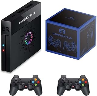 WUGU X6 HD Mini Arcade Video Game Console Built-in 20000 Games, 128GB, TV Game Box Plus Retro Console with 2.4G Wireless Control Gamepads, Plug & Play Retro Gaming Console