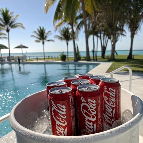 Image of Coca-Cola Soda Soft Drink Fridge Pack Mini Cans, 7.5 fl oz, 10 Pack
