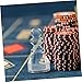 SOPOTUTU Acrylic Winning Marker for Poker Games Transparent Wheel for Adults Easy to Use Design for Tracking and Convenient Storage