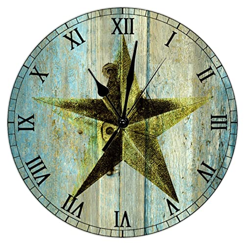 Horloge murale style campagne occidentale pour décoration rustique - 2