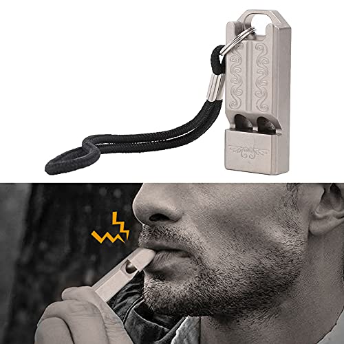 Silbato de emergencia metal duradero para exteriores miniatura 5