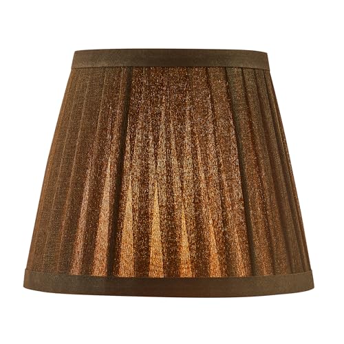 Aspen Creative 51526, Hardback Empire Transitional Clip-On Mini Small Shade in Black Organza, 4" Top x 6" Bottom x 5" Slant by Aspen Creative - Image 2