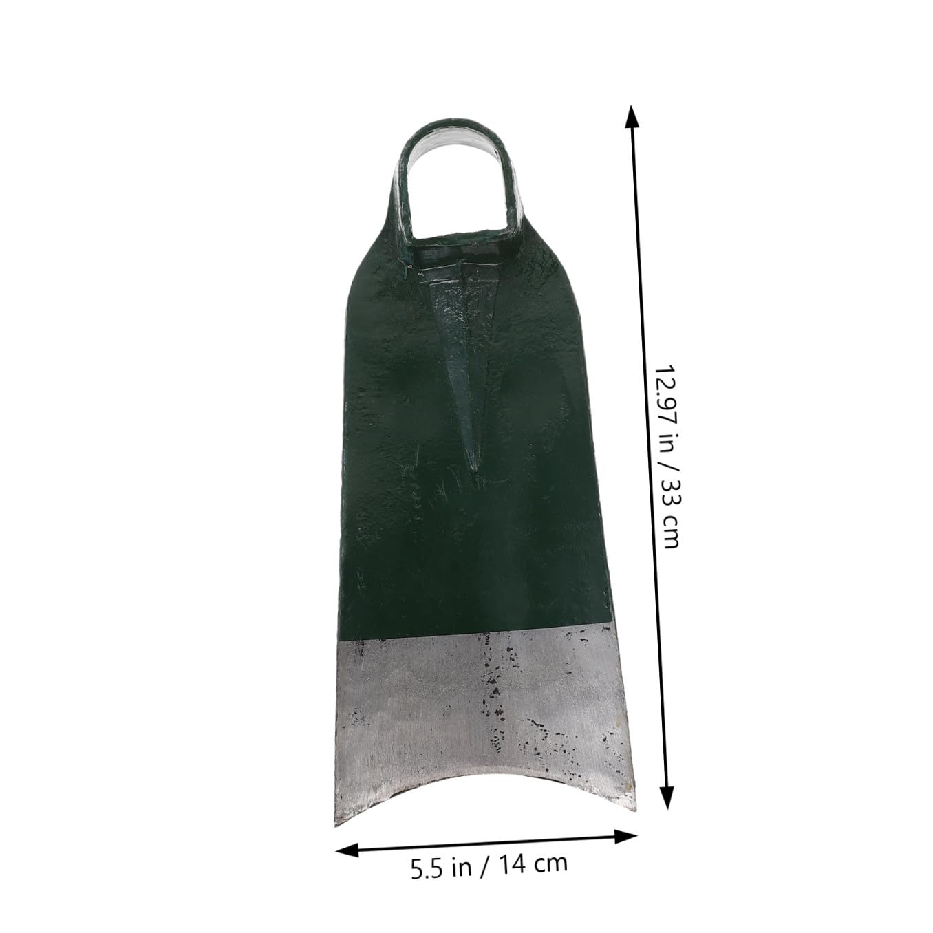 Azada de Jardinería de Acero Inoxidable Verde Resistente al Óxido | Cultivo en Casa y Jardinería, No se Daña Rompe Facilidad, Herramienta Manual para Labores de Tierra