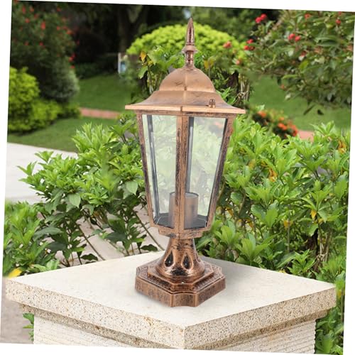 Couverture décorative verre transparent abat jour hexagonal extérieur jardin - 7