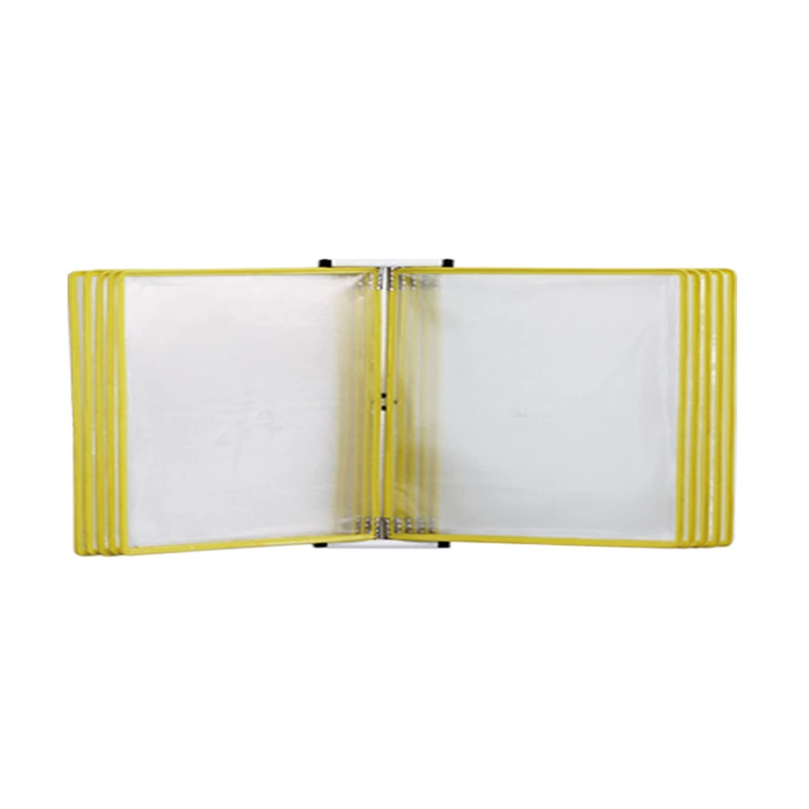 GLETSF Desktop File Organizer, 10 Letter/A4 Folders with Page-Turn Display Shelf for Office, Restaurant & Hotel,
