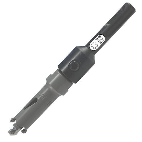 Miniatura 5 de Sierra de agujero de 58 "para ladrillo y hormigón Inc SDS Sierra de agujero y taladro piloto Taladros TCT en mampostería pasar por materiales duros,