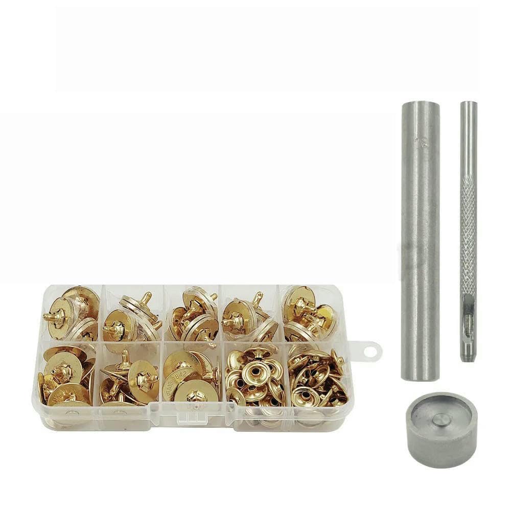 Juego de 20 bolsas magnéticas con botones de 14 mm a 18 mm, cierre magnético con hebilla y caja de herramientas para coser monedero, bolso de mano, cierres de manualidades, 24 unidades, mezcla de 6