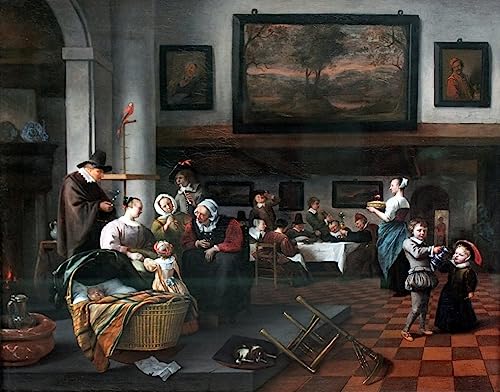 Image sur Toile Nordique Déco Chambre Peinture Jan Havickszoon Steen