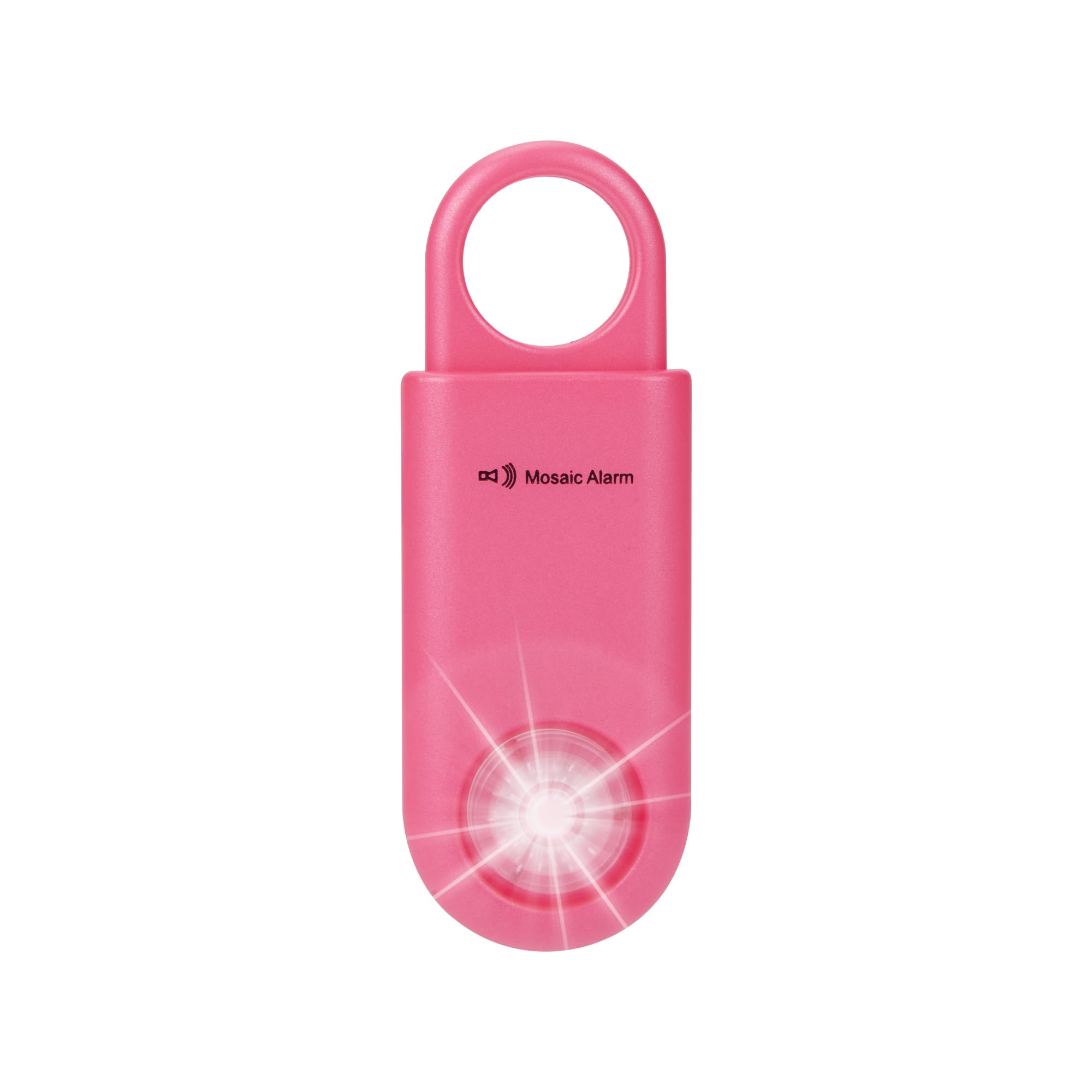 Alarma de seguridad personal de 130 dB con luz estroboscópica ultrabrillante, llavero de sonido fuerte, sirena con mosquetón para mujeres, niños escolares, corredores nocturnos, alarma de senderismo