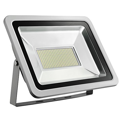 Missbee Super Bright 200W LED Flood Light, 22000lm Outdoor Landscape Flood Light, Security Light, 6000-6500K, Work Garage, Garden, Lawn,Yard Playground (Cold White)
