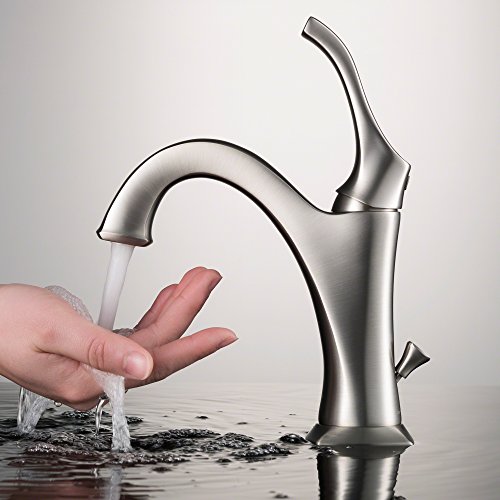 Kraus KBF-1201SFS Arlo Bathroom Faucet, Single, Stainless Steel