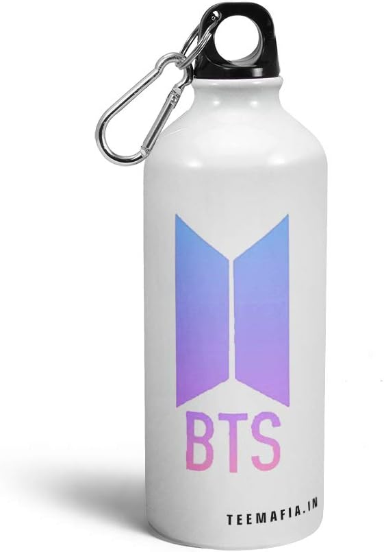 Tee MafiaTee Mafia Aluminium Sipper Bottle, 600ml, 1 Piece, White