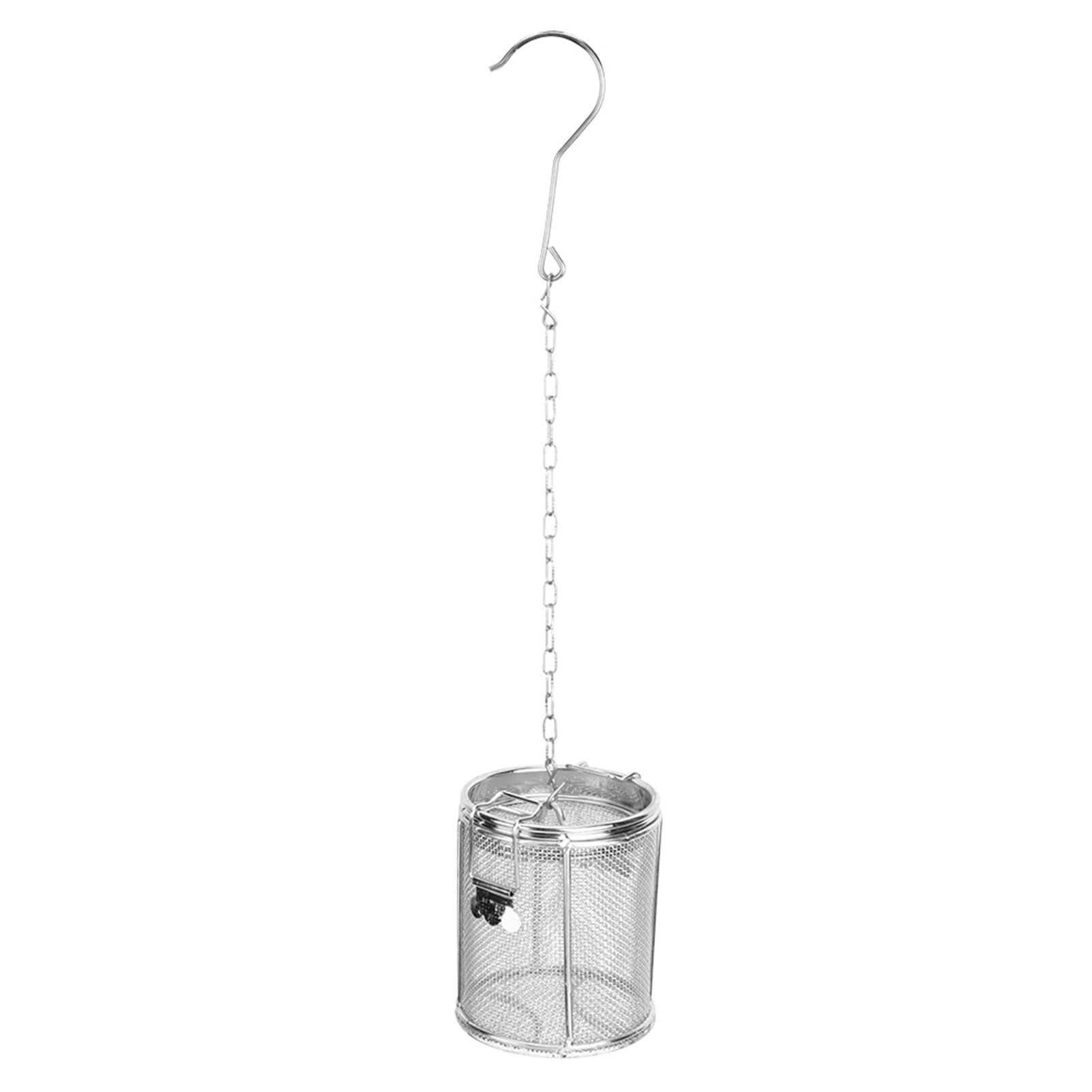 Tea Strainer with Stainless Steel Mesh Basket, Spices, for Leaf Tea and Seasonings Infuser (8 * 10cm)