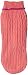 Fashion Pet Classic Cable Dog Sweater, Pink, Medium