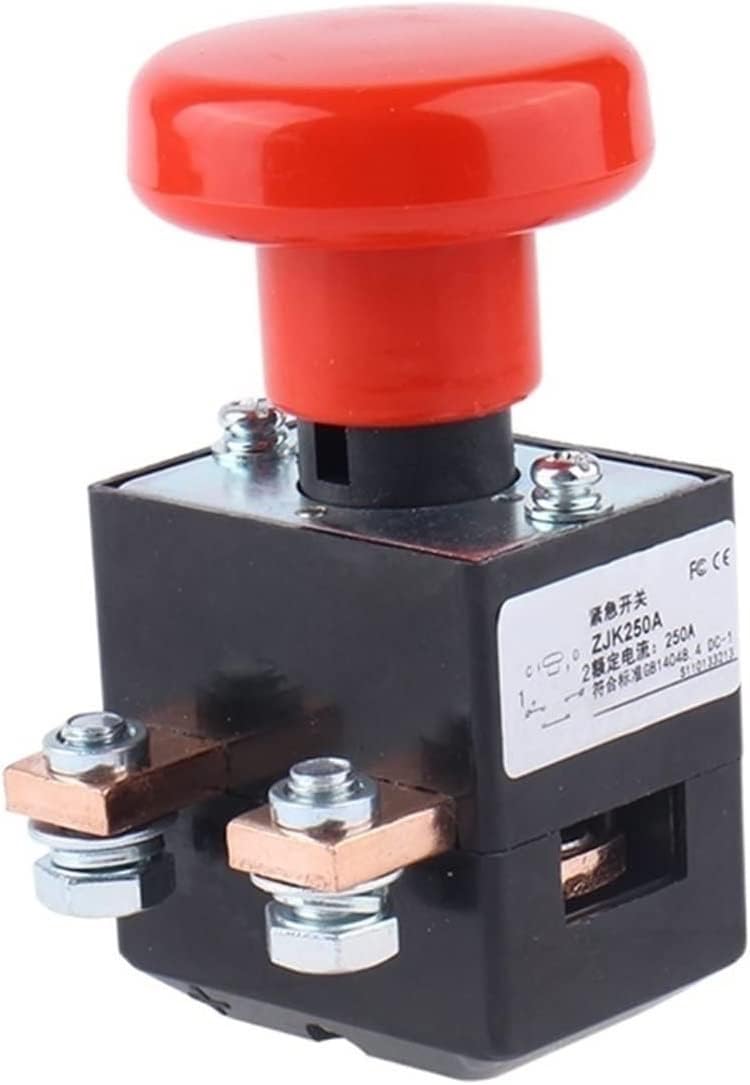 Interrupteur de déconnexion d'urgence compact 250A bouton-poussoir robuste - 7
