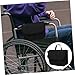 SAFIGLE Walker Side Bag for Wheelchairs Capacity Polyester Storage Pouch for Seniors Multi Functional Organizer for Essential Items Design for Wheelchair Accessories