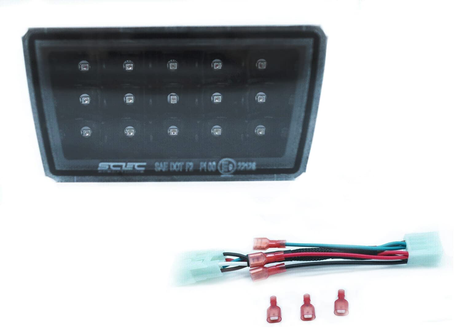 GAZOZ PERFORMANCE F1 Hyper 4th Brake Light For 15-21 Subaru WRX STI Black Housing/Clear Lens