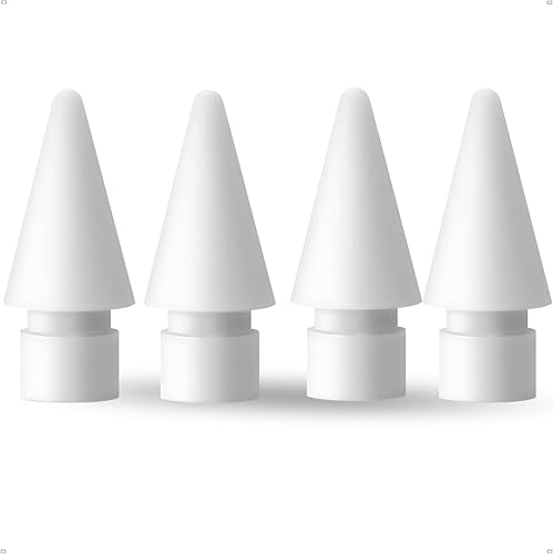 Miniatura 8 de Puntas de repuesto compatibles con Apple Pencil iPad Pro de 2 generación punta de iPencil para iPad Pencil 1 StPencil 2 Gen Blanco paquete de 2