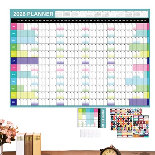 2026 Calendar - 2026ԕǓ\J_[vi[,CeA ߂vi[ Ƒ t Cxgf  ItBX wZ Ǘ