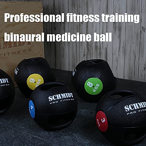 Médecine Balls HUA Ballon De Musculation 10kg, Balle Médicinale en Caoutchouc Élastique, Balle D'équilibre par Gravité, Ballon De Fitness d'exercice Physique, pour La Salle De Gym À Domicile – Image 4