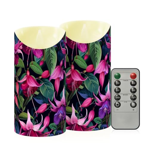 Velas LED de mesa de Navidad a batería con luces parpadeantes 2