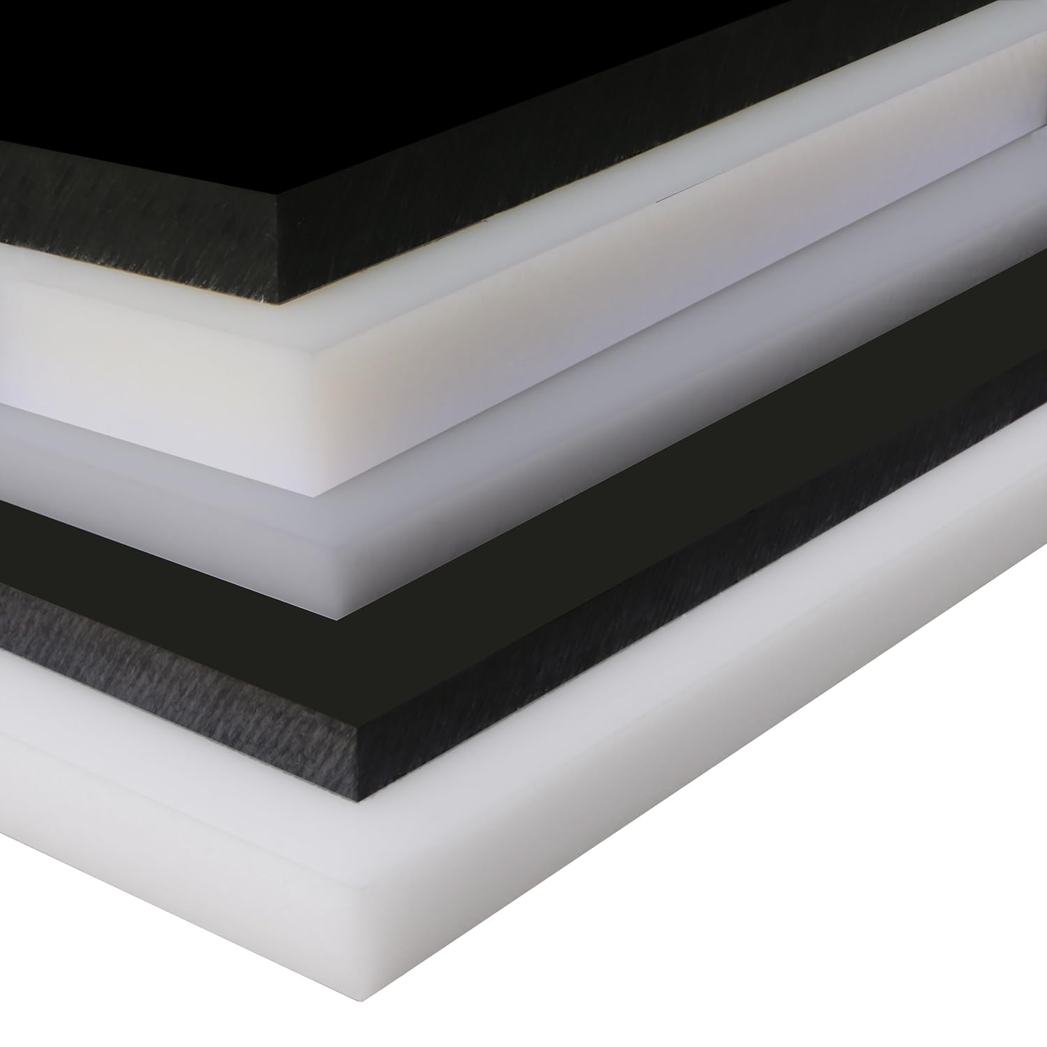 HDPE Plastic Sheet - Black 3"x12" -4 HDPE Plastic Sheet - Black 3"x12" -4