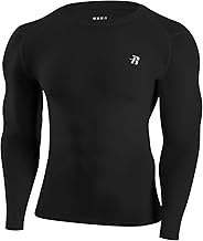 Runhit Long Sleeve Compression Shirts for Men, UPF 50+ Men's Compression Shirts, Running Athletic Workout Base Layer