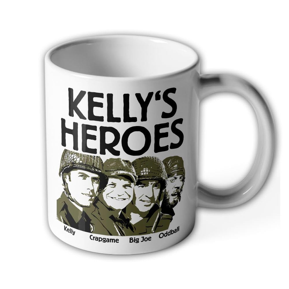 Kelly's Heroes Oddball Army Tanks WW2 Shock Squad Gold Film Mug #41772