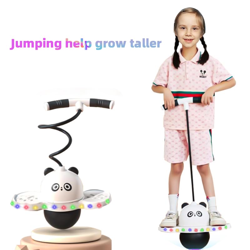 Panda Pogo Ball with Colorful Light Toys Gifts for Boys Girls Ages 5, 6, 7, 8, 9, 10 up to 150 lbs, Balance Board Jumper Birthday Gifts for Kids Children's Day - Image 3