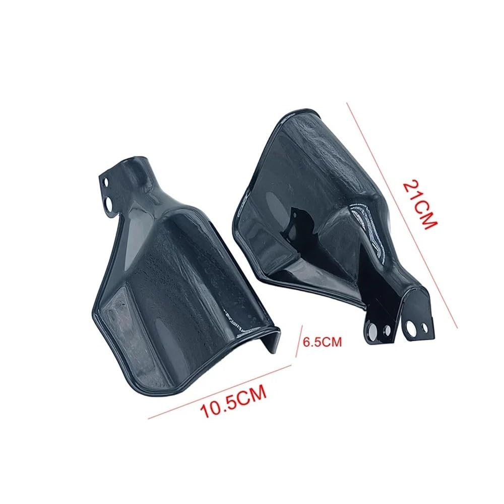 1 par de guardamanos Motocicleta, Protector Mano, Protectores Viento, Cubierta Manillar para Motor Scooter Universal(White)
