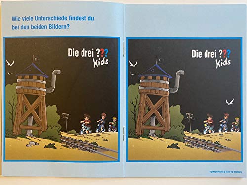 Carpeta 4 Mal- und Rätselhefte * DIE DREI ??? Kids * mit 12 Seiten in DIN A6 | perfekt als Mitgebsel oder Geschenk | 3… – Bild 4