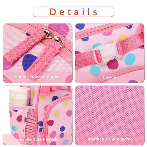 Save 65% on Cute Polka Dot Kids Backpack - Now $10.49