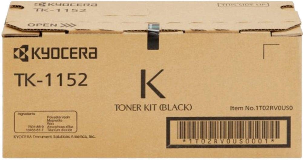 Amazon.com: KYOCERA 1T02RV0US0 Model TK-1152 Black Toner Kit for
