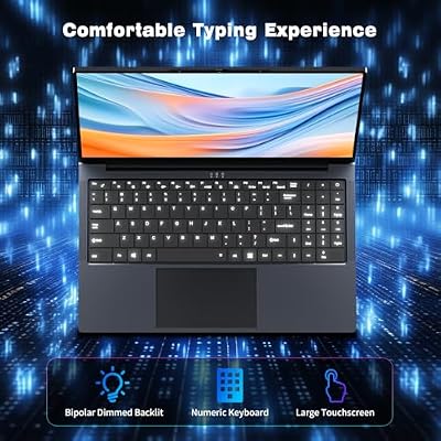 Gaming Laptop i5, 16 inch Laptop Up to 3.60 GHz, Business Notebook Computer for 16GB RAM 512GB SSD, Full HD 1920X1200 Display Backlit Keyboard 180 Angle Opening for Business Work laptops WIFI 5 HDMI