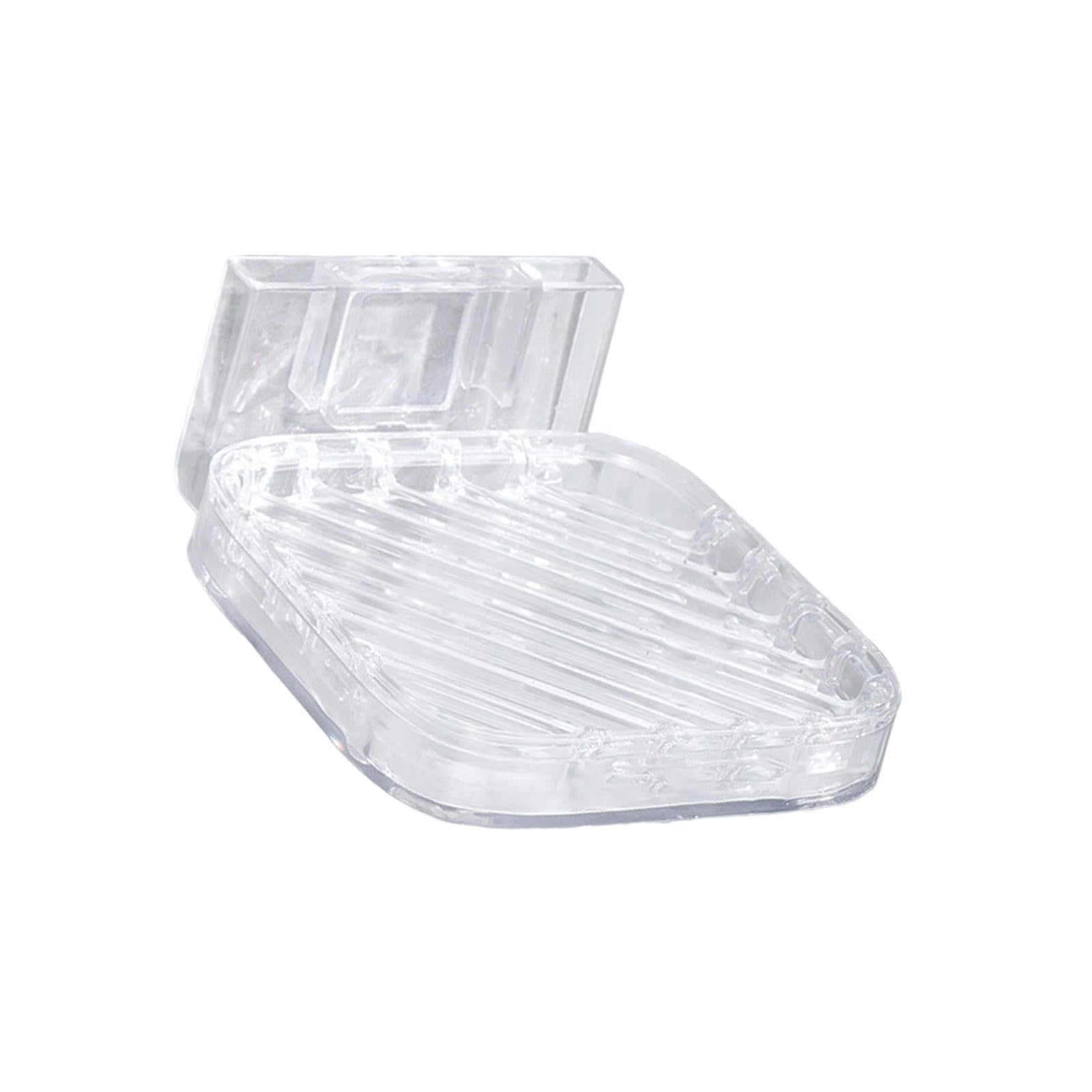 Soap for Efficient Water Drainage Soap Holder Easy to Clean Elegant Soaps Storage Rack Adhesive