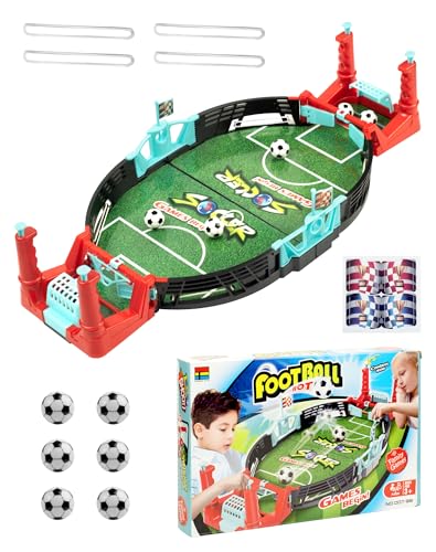 A aBlumen Futbolines para Niños Mini Futbolin Juego de Futbolin Infantil para Niños, Futbolín de Mesa para Niños, Regalo para Niños de 4 Años en Adelante