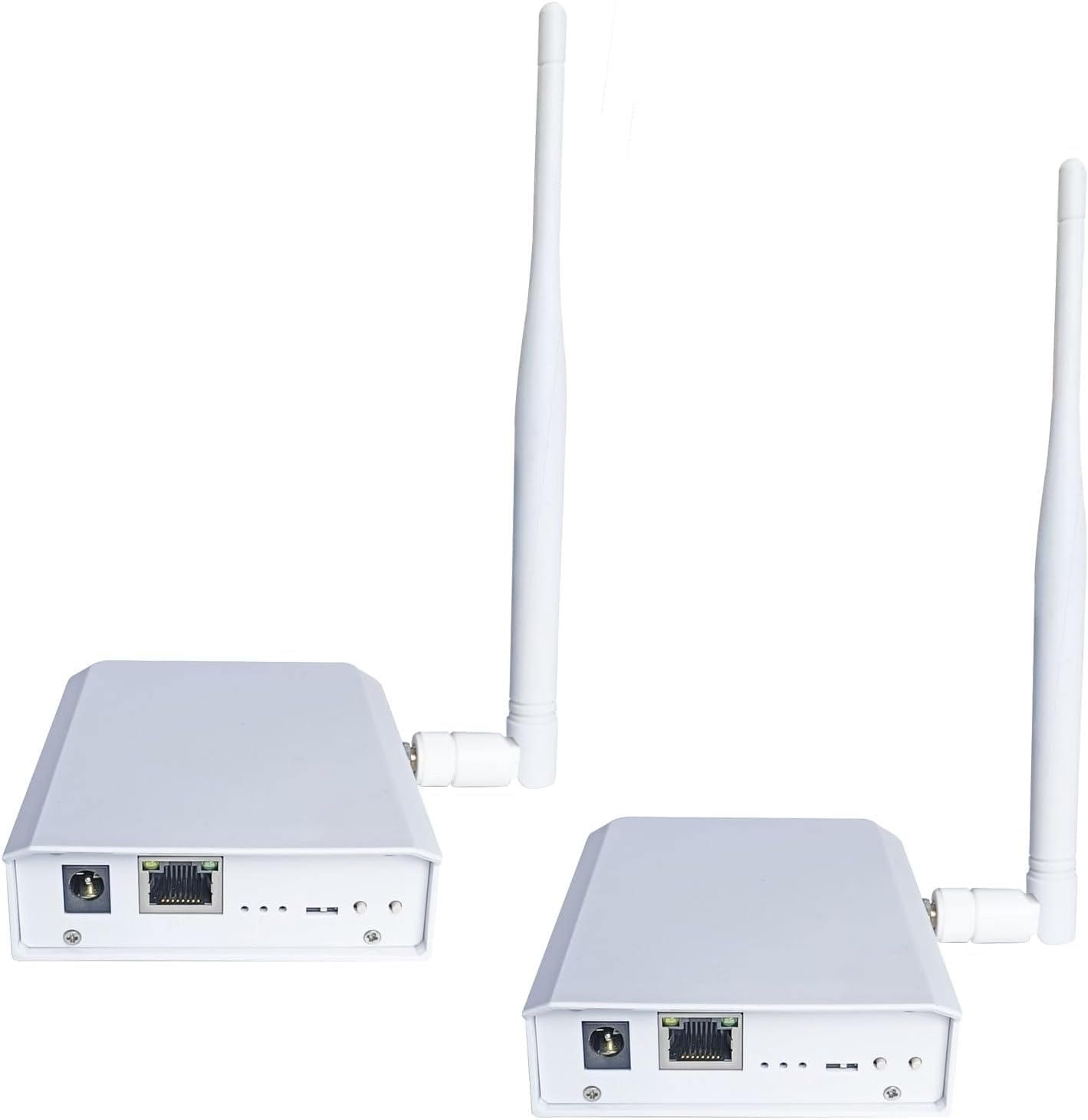 Pont sans Fil Prolongateur Wi-FI Halow Prolongateur de réseau sans Fil bi-Band 2.4GHz, Transmission Longue Distance de 3 km,Point à Point/multipoint extérieur avec antenne à Gain élevé