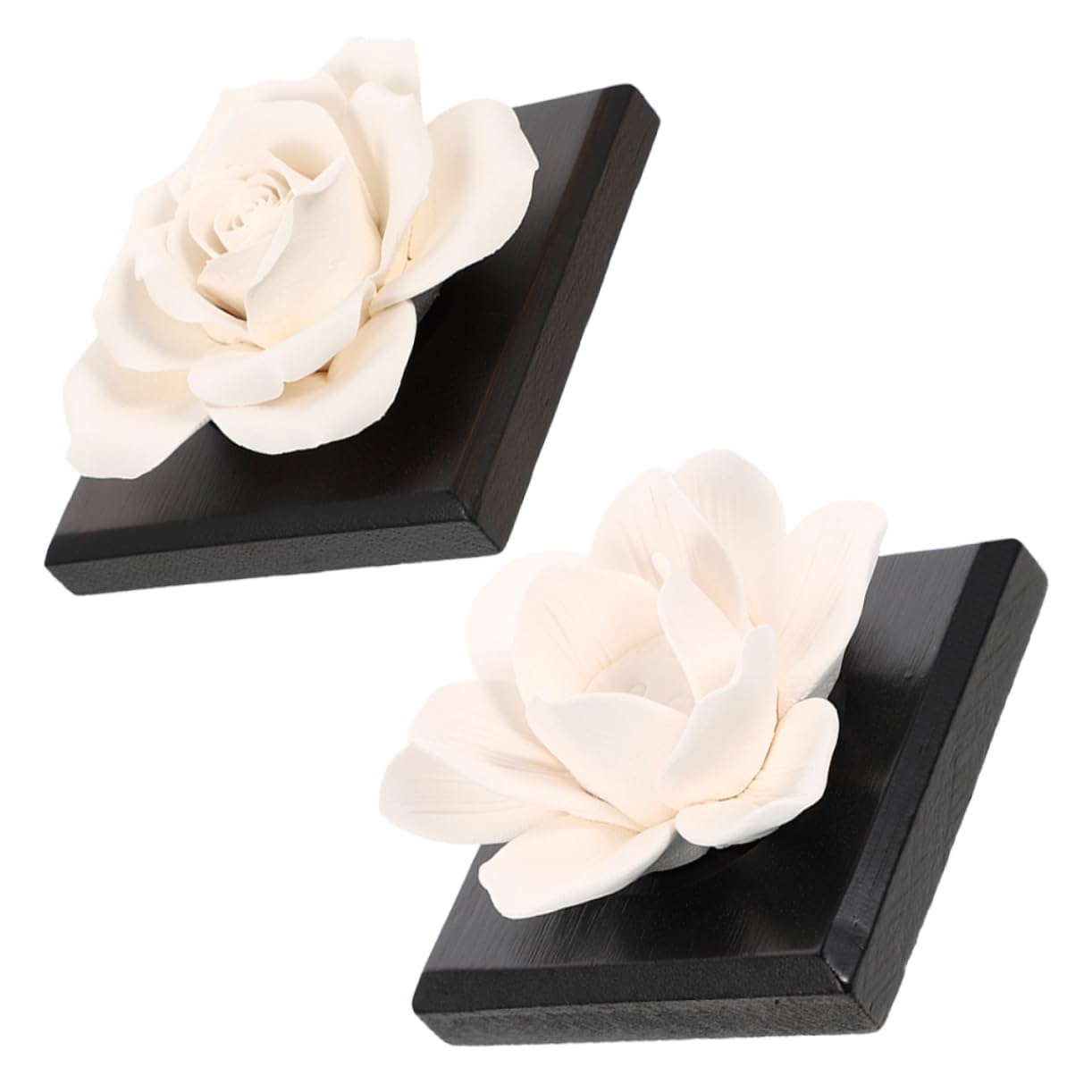 LIFKOME Diffusore Passivo di Oli Essenziali per Auto in Ceramica e Gesso, 2 Pezzi, Mini Profumatore Affidabile per Aromaterapia in Spazi Piccoli e Soggiorno