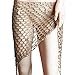 Swimwear Cover Up,Sexy Fashion Beach Hand Crochet Shawl Capelet Cover Up Sunscreen Net Triangle Fishnet Skirt (LDZ25) (K)