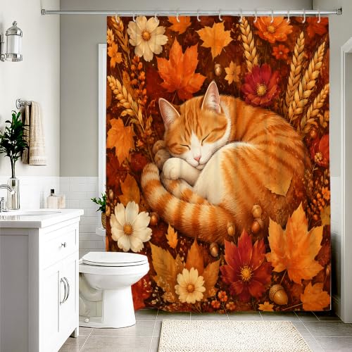 Rideau de douche extra long en toile de qualité hôtelière 183 x 243 cm avec œillets solides