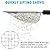 PINVNBY Stainless Steel Chicken Poop Scooper 3 in 1 Adjustable Long Handle Poop Scooper for Chicken(22.3" to 47.6") Multifunctional Chicken Coop Cleaning Tools Sifting Shovel Chicken Coop Accessories