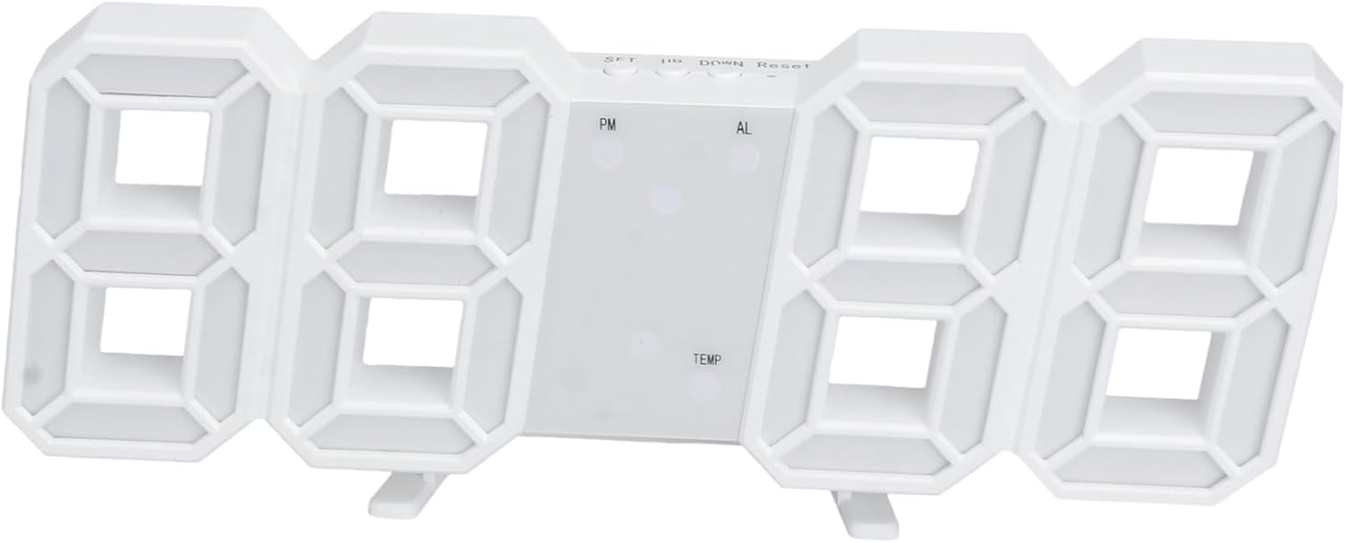 MUSISALY Digital Alarm Clock ThreeDimensional LED Wall