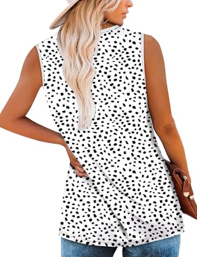 KISSMODA Womens Flora Print Tank Tops Ribbed Summer Shirt Sleeveless Summer Casual Women Blouses(S-3XL)