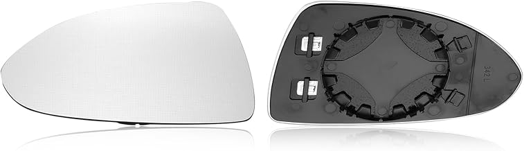 Anlseiod 1426555 Heated Mirror Left Corsa D/E Rearview Mirror for Opel Corsa D 2006-2014 Corsa E 2014 – Adjustable Exterior Mirror Suitable for Rearview Mirror Glass Mirrors